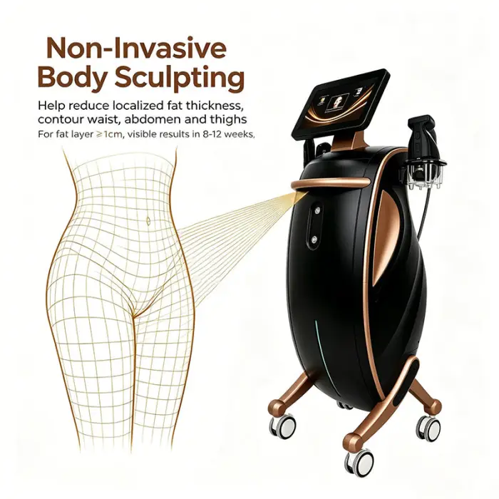 Liposonic Slimming Beauty Machine Weight Loss Shaping Body Liposonic Hifu Body Anti Cellulite Liposonixing Lipo Hifu Machine — image 6