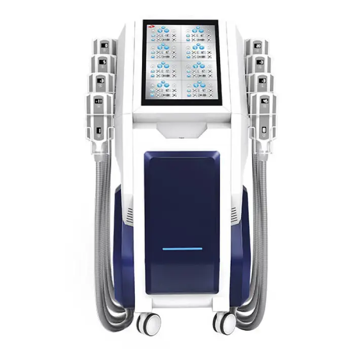 Professional 8 Handles Cryolipolysis Fat Loss Cryotherapy Body Slimming Weight Loss 8 EMS+cryo Plates Cellulite Removal Machine — image 4