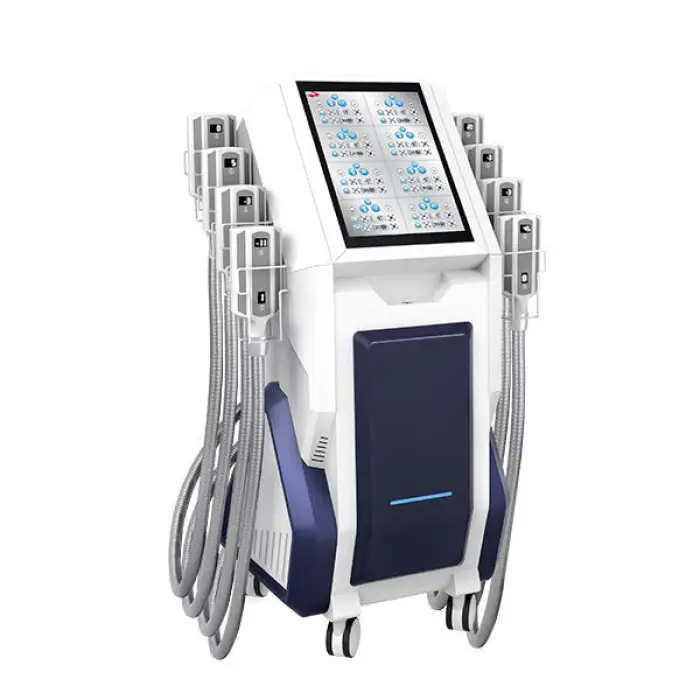 Professional 8 Handles Cryolipolysis Fat Loss Cryotherapy Body Slimming Weight Loss 8 EMS+cryo Plates Cellulite Removal Machine — image 6