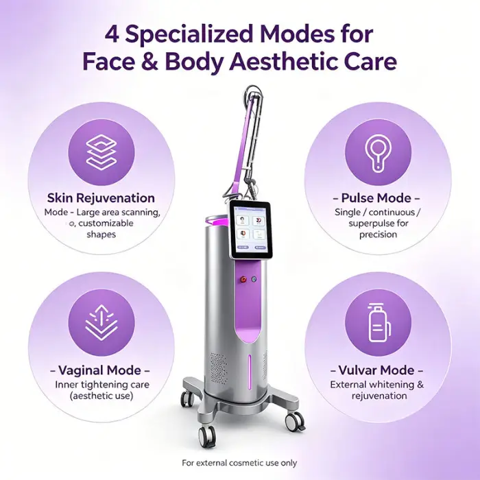 Co2 Fractional Laser 10600nm High Strength Semiconductor Cooling Stationary Commercial Beauty Equipment Multi-function 1 Year — image 6