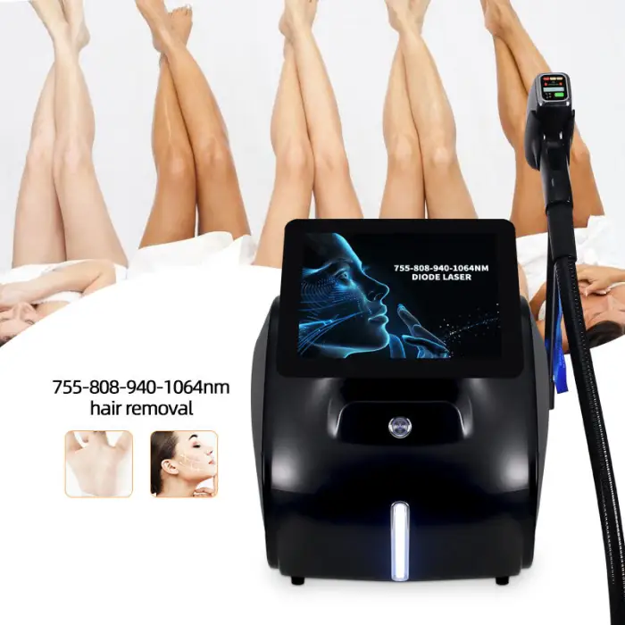 Laser Hair Removal 4 Waves 2000w Diode Laser Hair Removal Machine Laser Hair Removal Machine for All Skin Tones — image 7