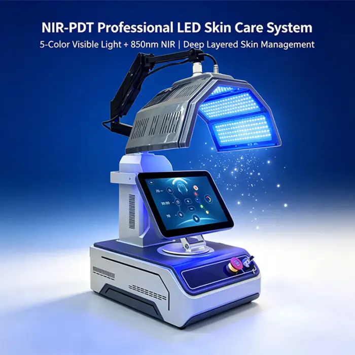PDT LED Photodynamic Skin Rejuvenation System Infrared Light Therapy Device 630nm Red Light Desktop Home Use — image 3