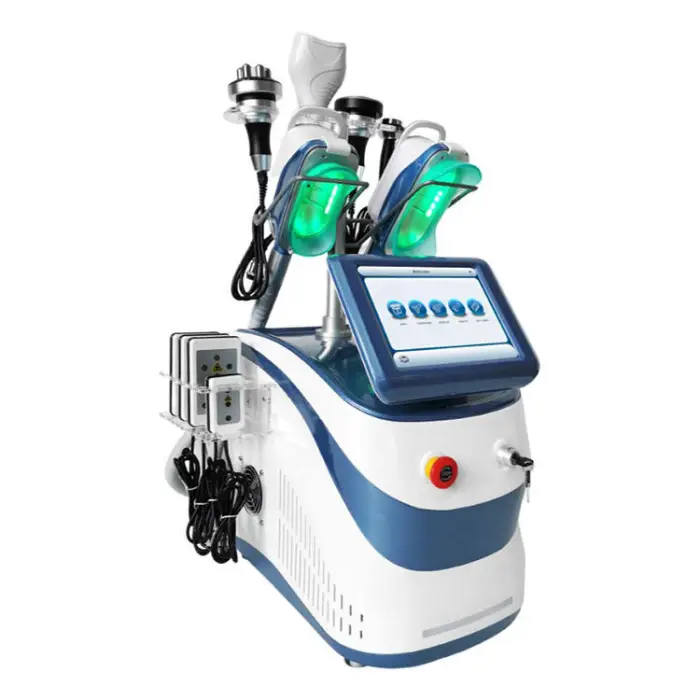 Cryolipolysis 360 Compressor Cooling 5 Handles Cryolipolysis-Equipment-Cavitation-Rf Cavitation Rf Cryolipolysis Machine — image 3