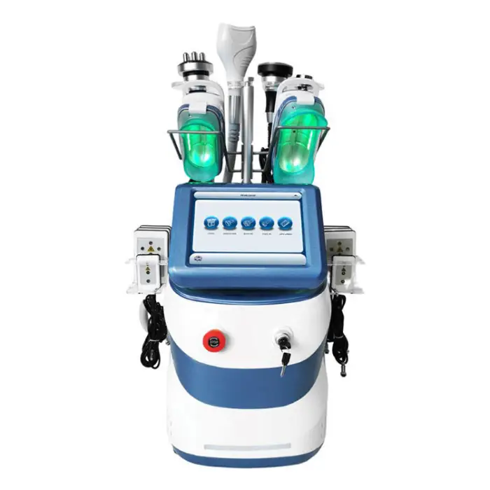 Cryolipolysis 360 Compressor Cooling 5 Handles Cryolipolysis-Equipment-Cavitation-Rf Cavitation Rf Cryolipolysis Machine — image 5