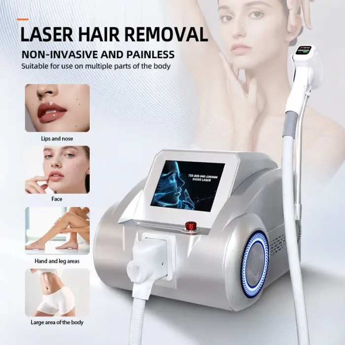 Four-wavelength Hair Removal Device with 808nm Diode Laser for Painless, Fast, and Permanent Body Hair Removal — image 7