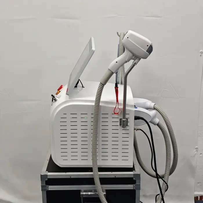 Portable White Nd Yag Laser Machine IPL Opt Tattoo Removal RF Skin Lifting Diode Opt Hair Removal Model Number ICE Pico Laser — image 4