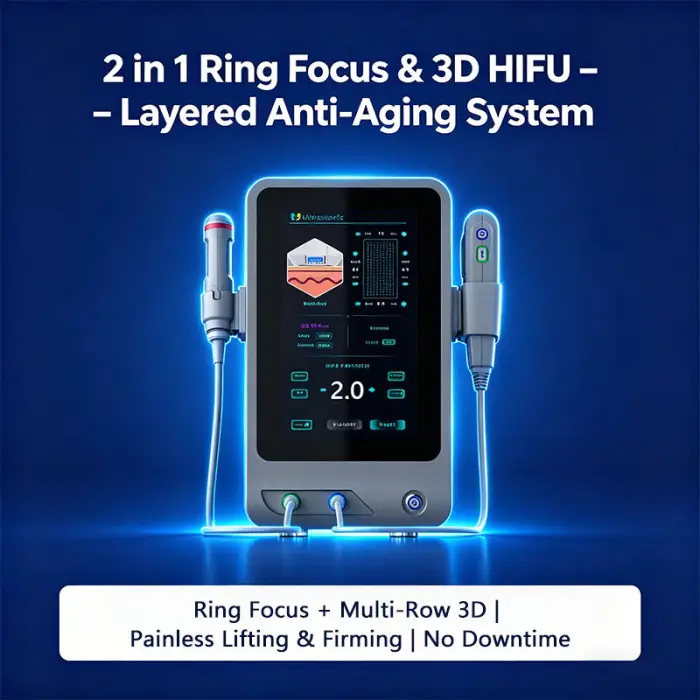 High Power Focused RF 7d 9d 12d HIFU Body Slimming Ultrasonic HIFU 8 Cartridge Shots Hifu Dark Circles Removal Machine — image 5