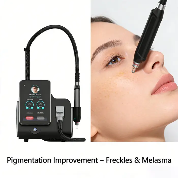 Hottest Beauty Equipment Q-Switched Nd Yag Laser Machine 532Nm/1064Nm Wavelengths Cooling System Tattoo Removal Painless Ce — image 6