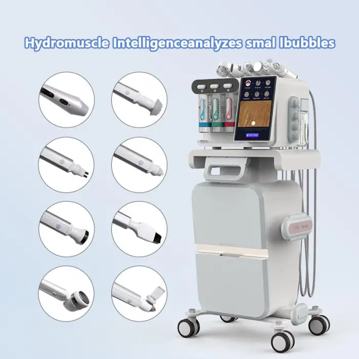 8-in-1 Hydra Dermabrasion Facial Machine with Hydro Aqua Peeling & Oxygen Jet Peel for Skin Rejuvenation and Face Care — image 5