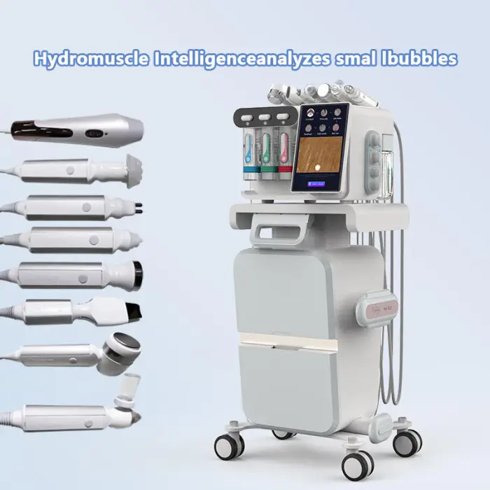 8-in-1 Hydra Dermabrasion Facial Machine with Hydro Aqua Peeling & Oxygen Jet Peel for Skin Rejuvenation and Face Care — image 7