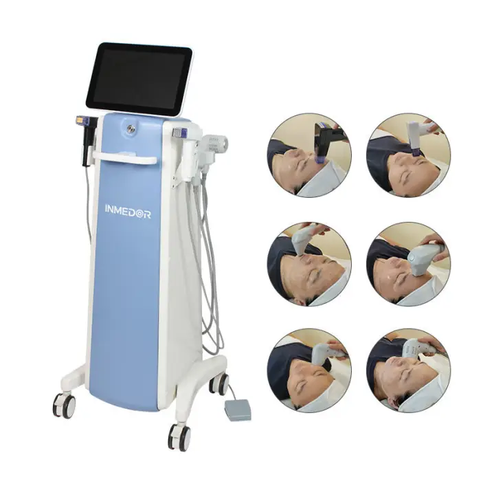 RF Microneedle for Jawline Definition Non Surgical Face Lift RF Microneedle Needles Cartridge Cooling Machine — image 4