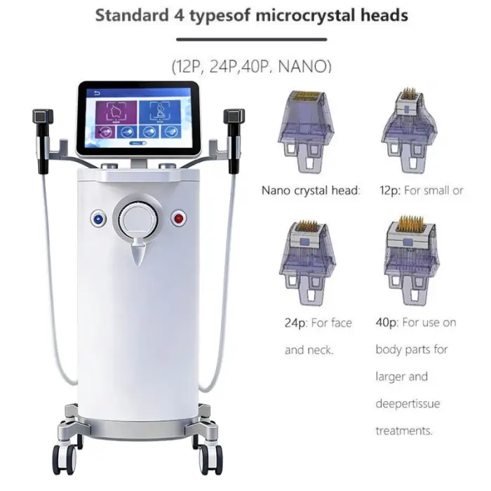 M8 Pro RF Crystallite Advanced Microneedling System 12P 24P 40P Nanocrystalline Head for Nose Pore Treatment Dark Circles — image 3