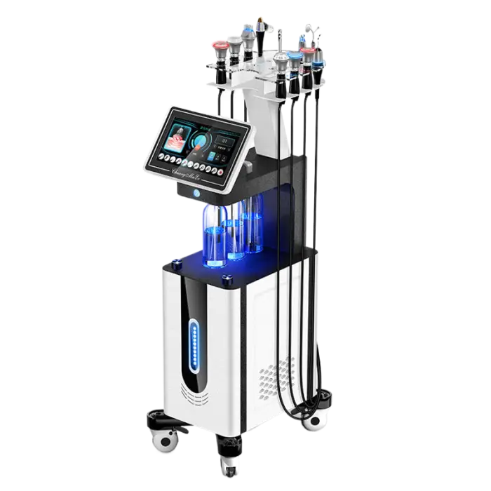 Portable Peeling Water 8 In1 Hydro Oxygen Jet Peel Aqua Peeling Deep Cleaning Small Bubble Microdermabrasion Facial Machine — image 7