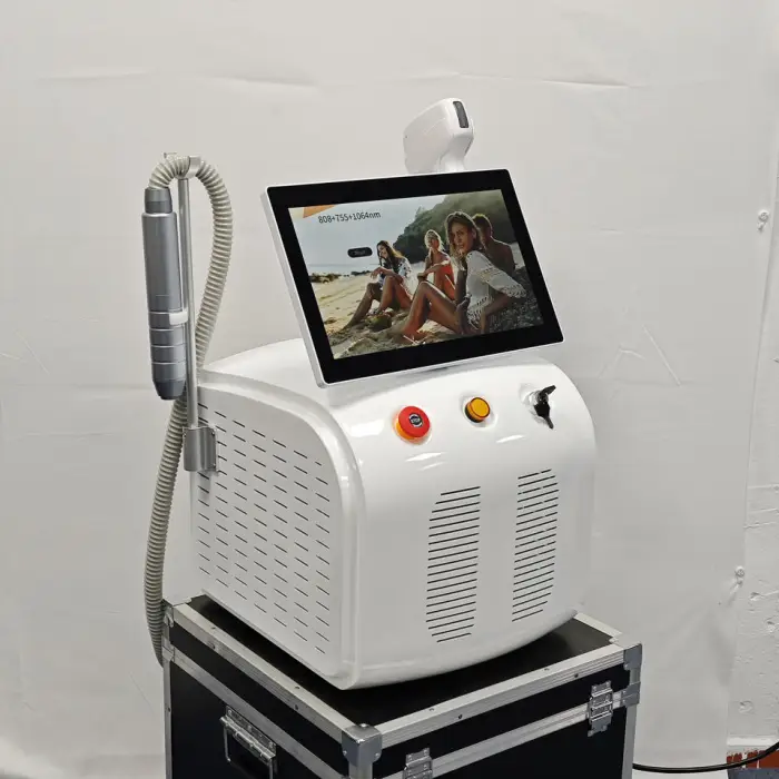 Certified Portable 808nm Diode Laser Hair Removal Machine Ndyag RF 4 Wavelengths 1000W/2000W/500W Power Options Beauty Equipment — image 5