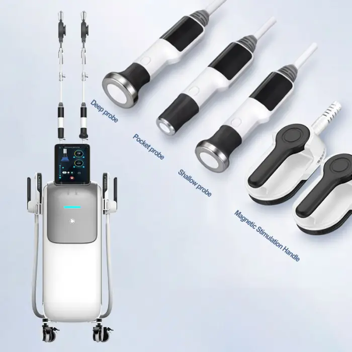 2026 Hot EMS RF Body Firming Machine 2.45GHz Detachable Handle Cold Hammer Monopolar Skin Cellulite Reduction Equipment — image 7