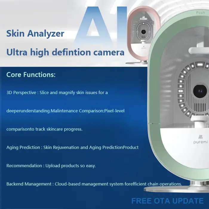 New 3D AI Skin Analyzer Enhanced Facial Scanner Diagnostic Machine for Salon Use Beauty Equipment for Skin Test Analysis — image 6