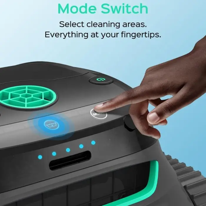 Automatic Rechargeable Pool Cleaning Robot for Efficient Bottom and Wall Debris Removal in All Pool Types — image 5