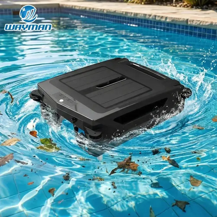 Solar-Powered Pool Surface Cleaning Robot, Automatic and Eco-Friendly Pool Skimmer for Easy Maintenance — image 3