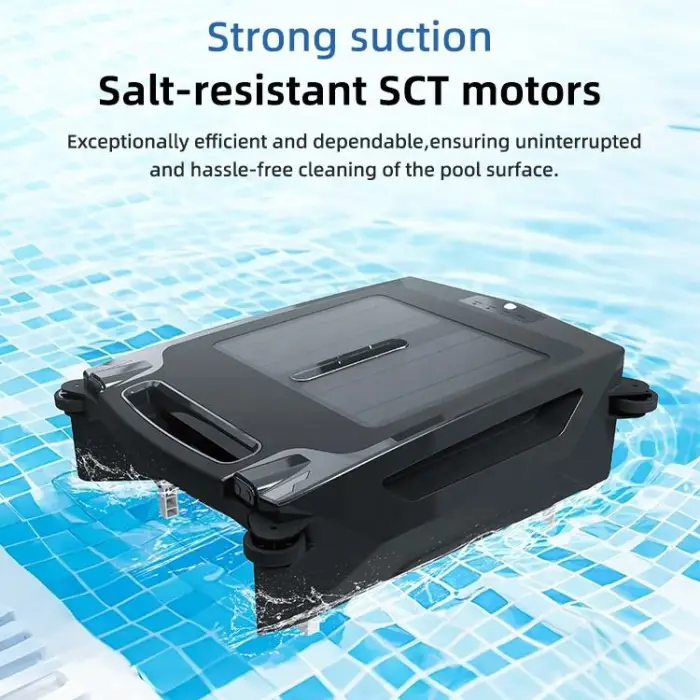 Solar-Powered Pool Surface Cleaning Robot, Automatic and Eco-Friendly Pool Skimmer for Easy Maintenance — image 7