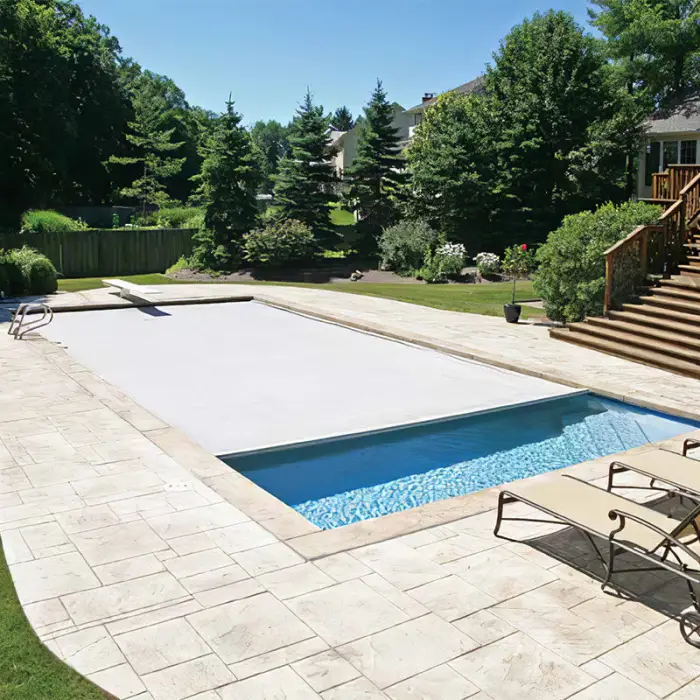 Automatic PVC Swimming Pool Safety Cover-Customized Size & Color Durable — image 3
