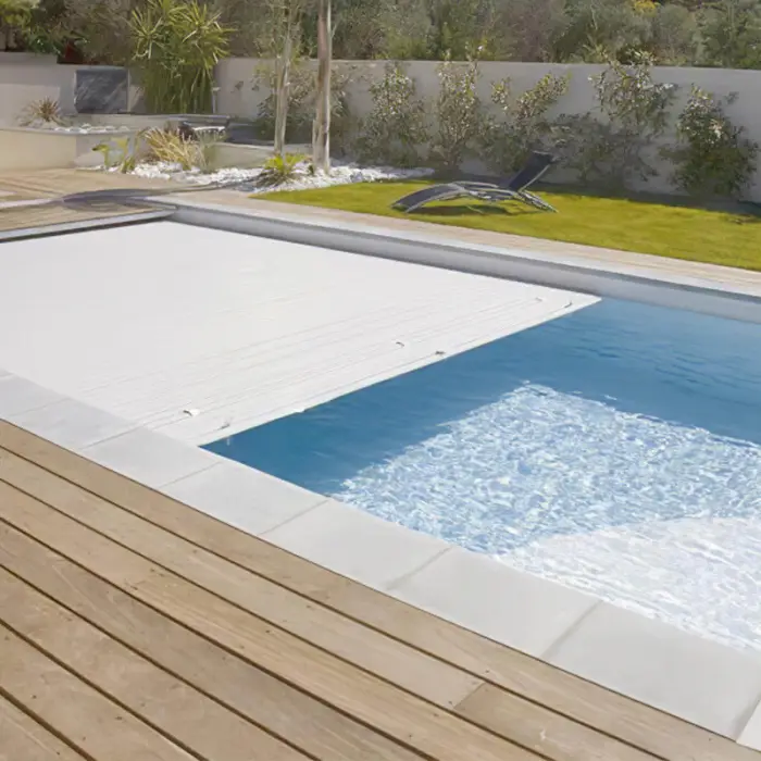 Automatic PVC Swimming Pool Safety Cover-Customized Size & Color Durable — image 4