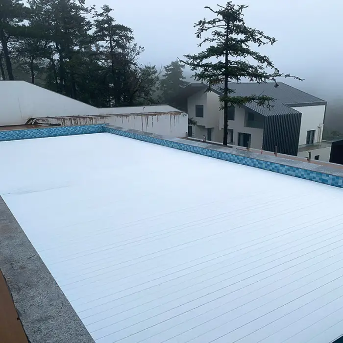 Automatic PVC Swimming Pool Safety Cover-Customized Size & Color Durable — image 7
