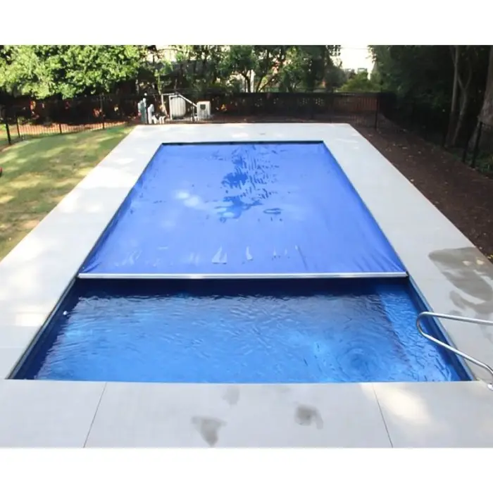 Chinese Factory Convenient and Durable Top-mounted Automatic Pool Cover Made of PVC for Swimming Pool Applications — image 3