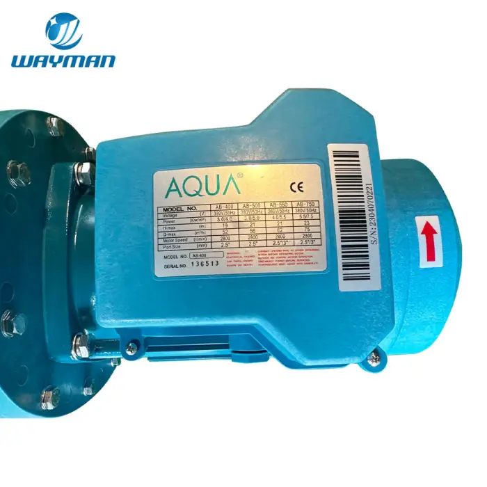 AQUA 0.75KW ABS Plastic Swimming Pool Circulating Pump Plug Powered AC220V/240V Single Phase — image 5