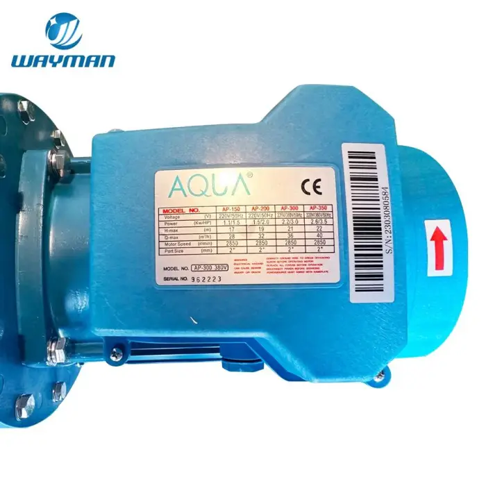 1.5-3HP AQUA Single Phase Plug Powered Swimming Pool Circulating Pump AC220V/380V Reliable for Pool Circulation System — image 5