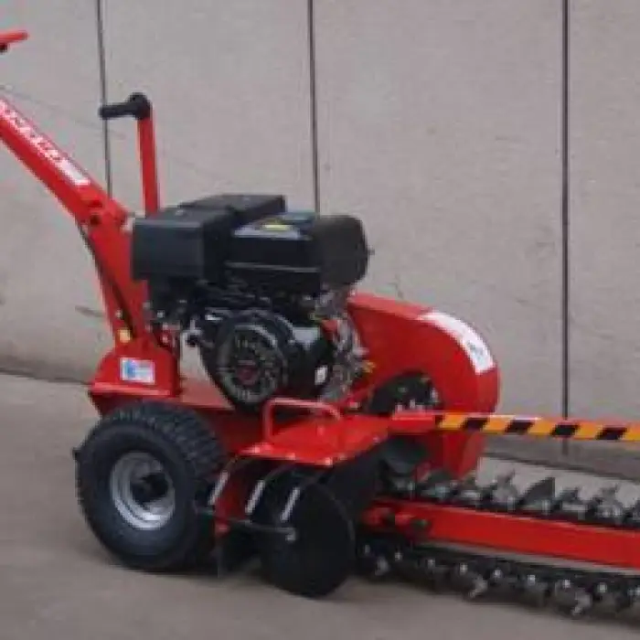 TR150 Mini Trencher Machine Walk Behind Digger with Single Chain Gear Core Components — image 5