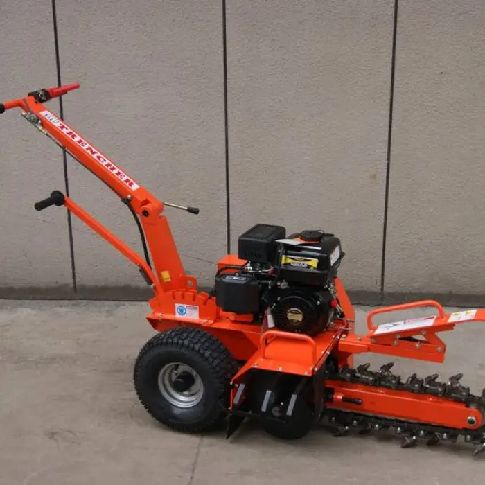 TR150 Mini Trencher Machine Walk Behind Digger with Single Chain Gear Core Components — image 6