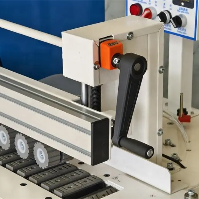 Automatic Auto Woodworking Wood PVC End Cutting Trimmer Scraper Polisher Edge Banding Bander Edgebander Edging Machine — image 5