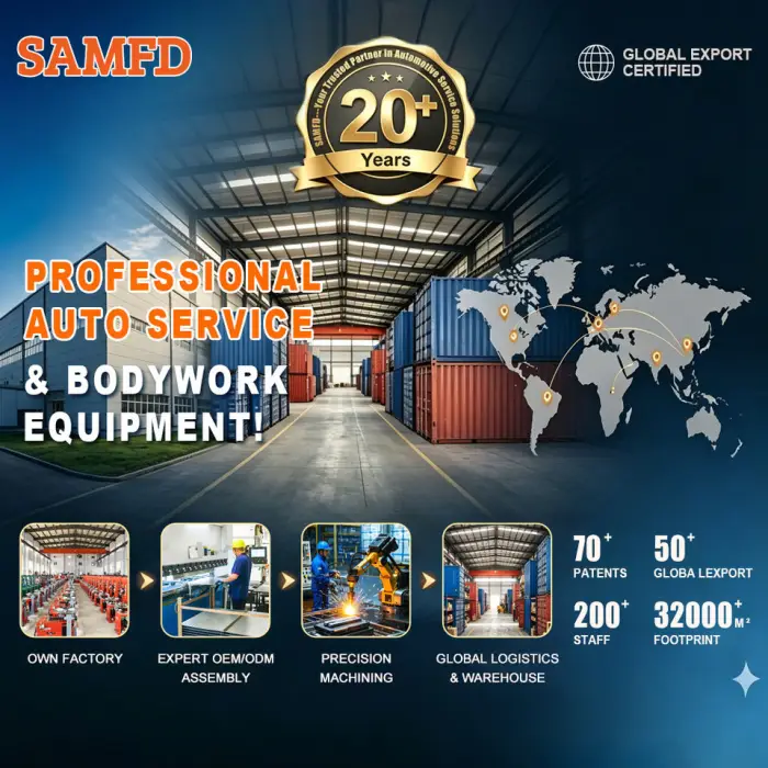 SAMFD Workshop Tyre Shop Equipment and Tools Tire Service Package Solution Tire Changers and Wheel Balancers Combo — image 3