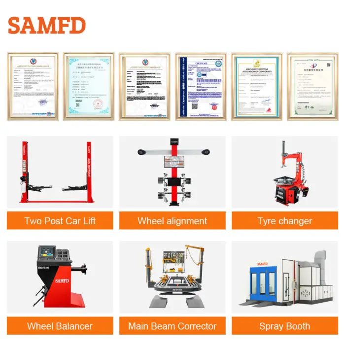SAMFD Workshop Tyre Shop Equipment and Tools Tire Service Package Solution Tire Changers and Wheel Balancers Combo — image 6