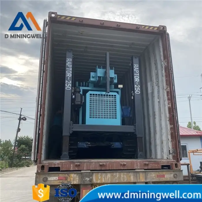 MININGWELL Raptor MW250 Water Drill Rig 250 Meters MW180 MW260 MW300 Water Well Drilling Rig — image 6