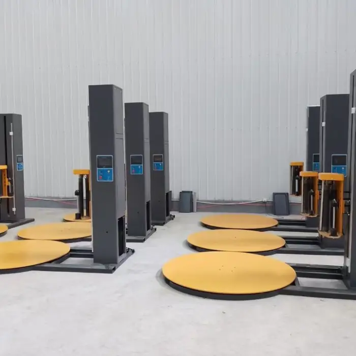 Pallet Stretch Wrapping Machine Pallet Wrapper Stretch Machine Wrap Fully Automatic Pallet Wrapping Machine — image 3