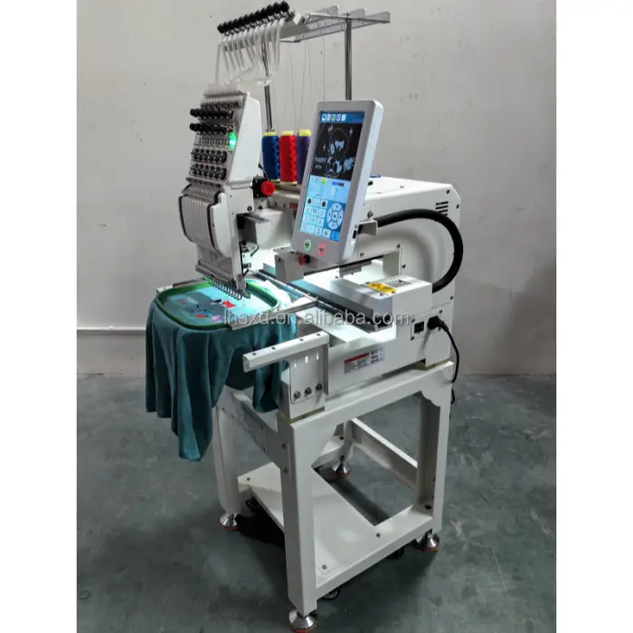 Small Embroidery Machine/Embroidery Machine Single-head 12 Needle/Embroidery Machine for T-shirt and Hat — image 5