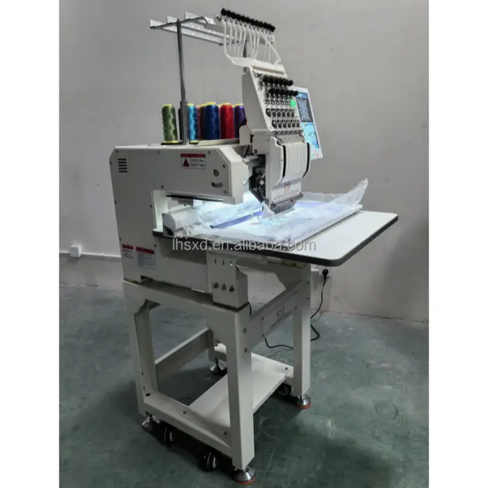 Small Embroidery Machine/Embroidery Machine Single-head 12 Needle/Embroidery Machine for T-shirt and Hat — image 6