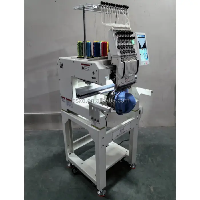 Small Embroidery Machine/Embroidery Machine Single-head 12 Needle/Embroidery Machine for T-shirt and Hat — image 7
