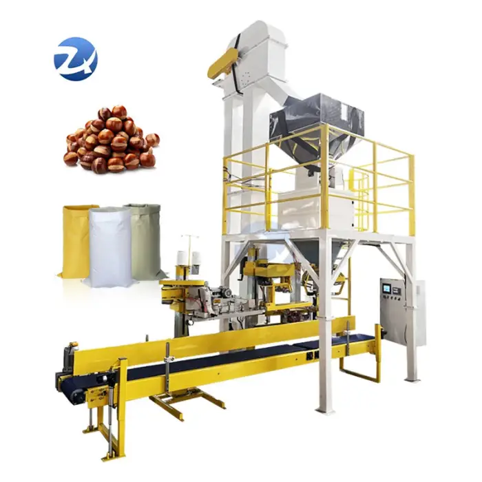 Automatic 15kg 25kg 50kg Bag Weighing Bagging Machine for Grain/Feed/Rice Packing Machine — image 7
