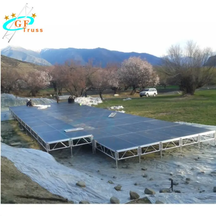 Event Stages Portable Outdoor Wedding Mobile Folding Stage for Sale stage — image 7