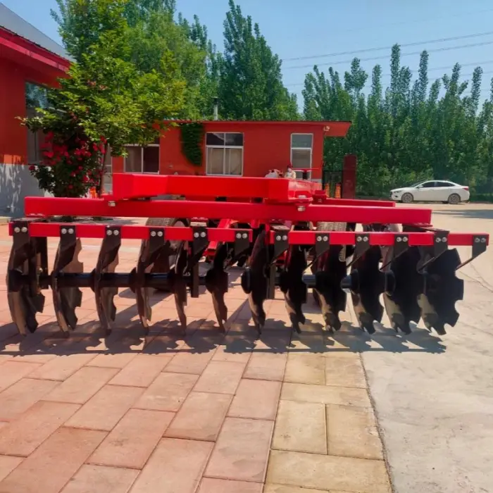 Farm Tractor Implements Heavy Duty Hydraulic Disc Harrow Mini Harrow Plough for 110HP  Tractor — image 7