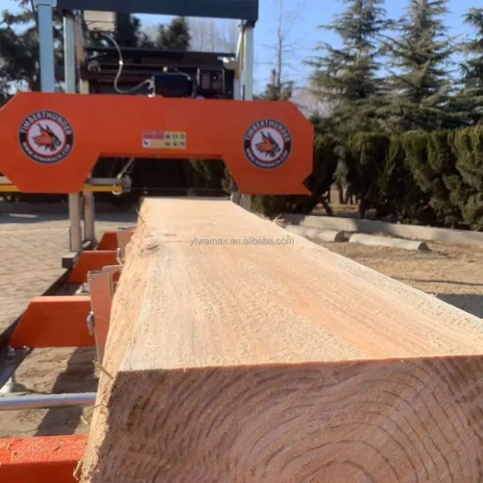 Portable Wood Sawmill Machine Wood Cutter Trimber Machine — image 4