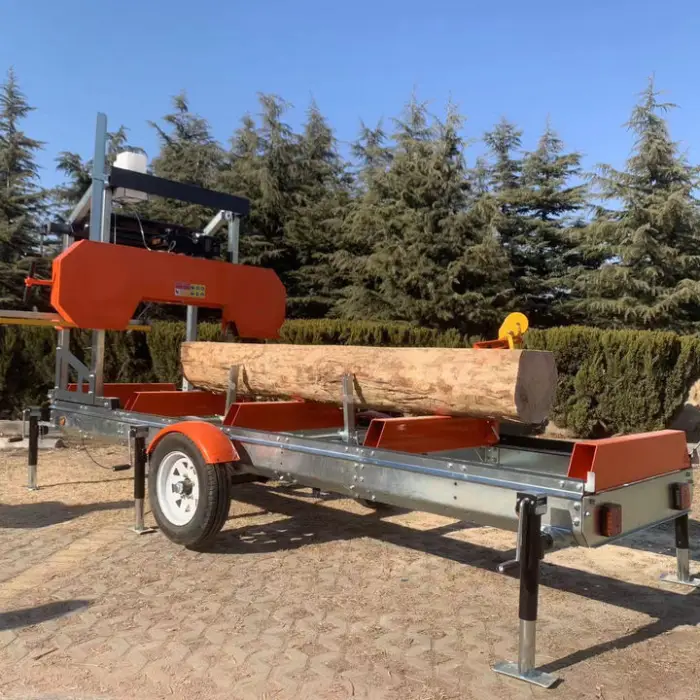 Portable Wood Sawmill Machine Wood Cutter Trimber Machine — image 5