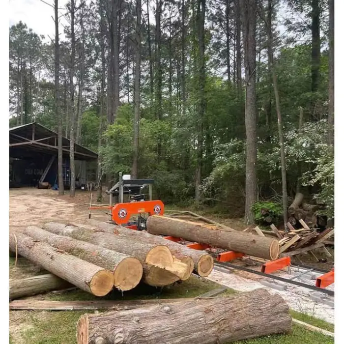 Portable Wood Sawmill Machine Wood Cutter Trimber Machine — image 7