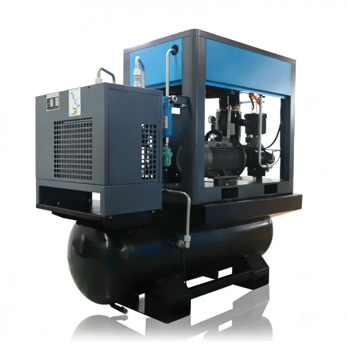 Airstone Small 7.5KW 10HP All in One Integrated Industrial Screw air Compressor With 300 Liters Tank and Refrigerated Dryer — image 6