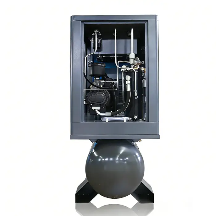 Airstone Small 7.5KW 10HP All in One Integrated Industrial Screw air Compressor With 300 Liters Tank and Refrigerated Dryer — image 7