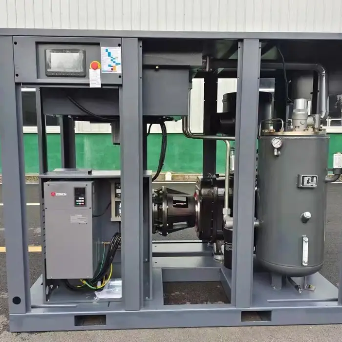 Airstone Factory Two Stage 75KW 100HP Double Stage PM VSD Screw Air Compressor 8Bar 10Bar 2 Stage Industrial Air-compressor Pump — image 3