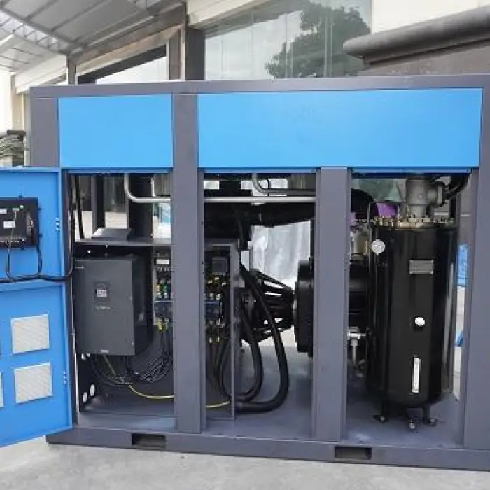 Airstone 132KW 175HP Air Cooling Two Stage Permanent Magnet Variable Speed Screw Air Compressor 8bar 10bar 380V 50HZ 3PH — image 3