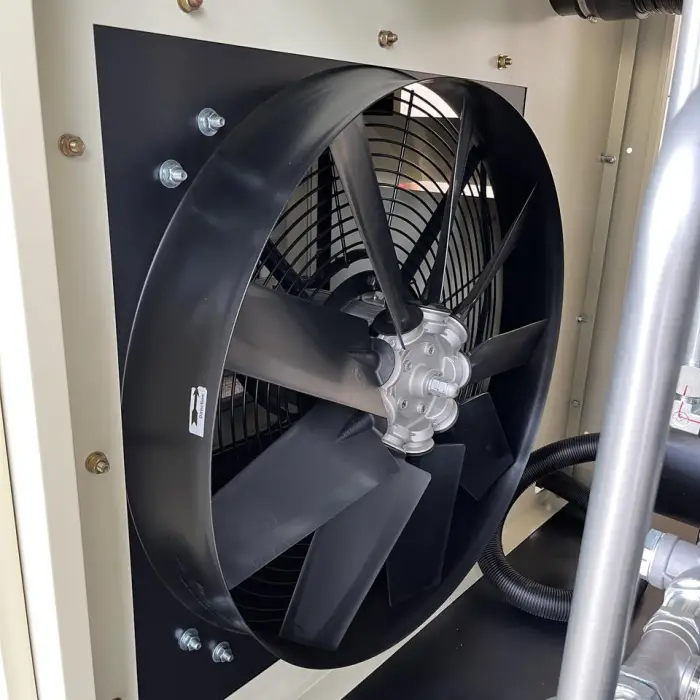 Airstone 250 CFM 37KW 50HP Double Stage PM VSD IP65 Oil Cooed Motor Screw Air Compressor with Waste Heat Recovery Pipeline — image 5